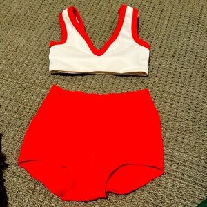 Five The Label - Everyday Rib Short 2" and Rib Bralette